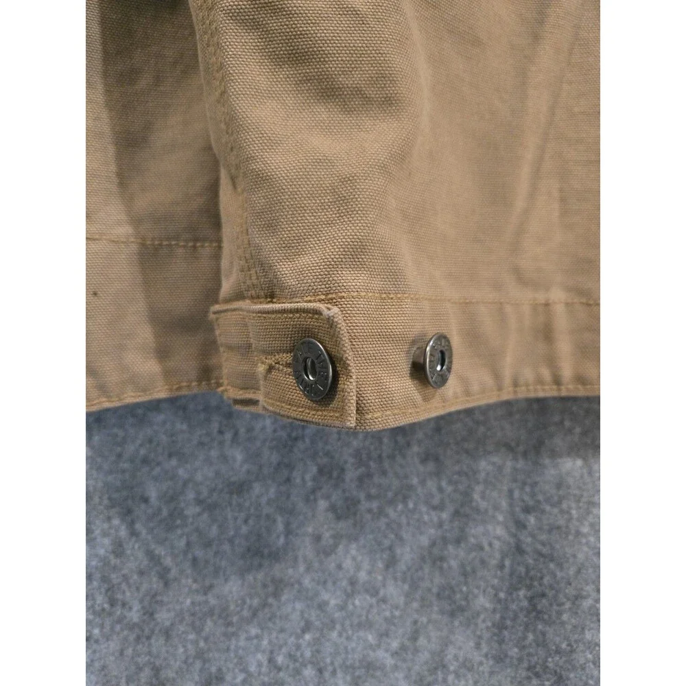 The North Face Cedar Canvas A8B72 Camel Zip Chore Field Work  Barn Jacket Sz M